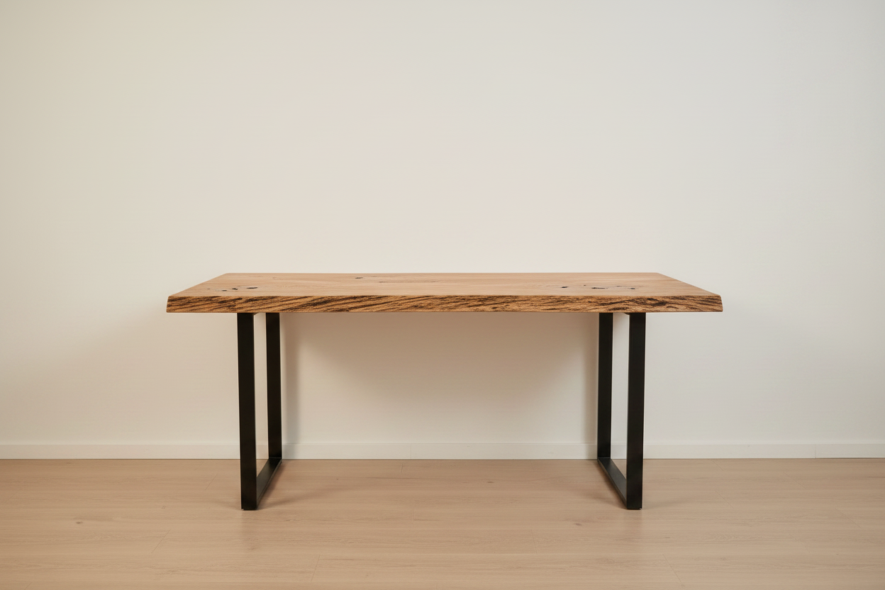 Live Edge Elm Desk – Bespoke Handcrafted