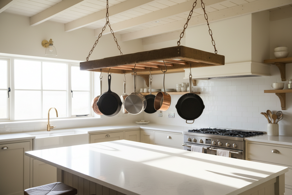 Kitchen Hanging Pot Rack