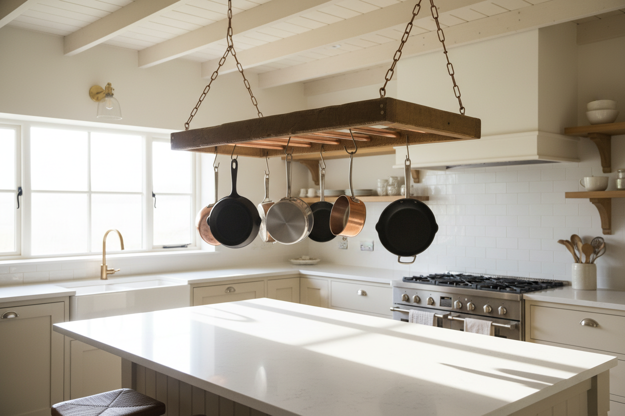 Kitchen Hanging Pot Rack