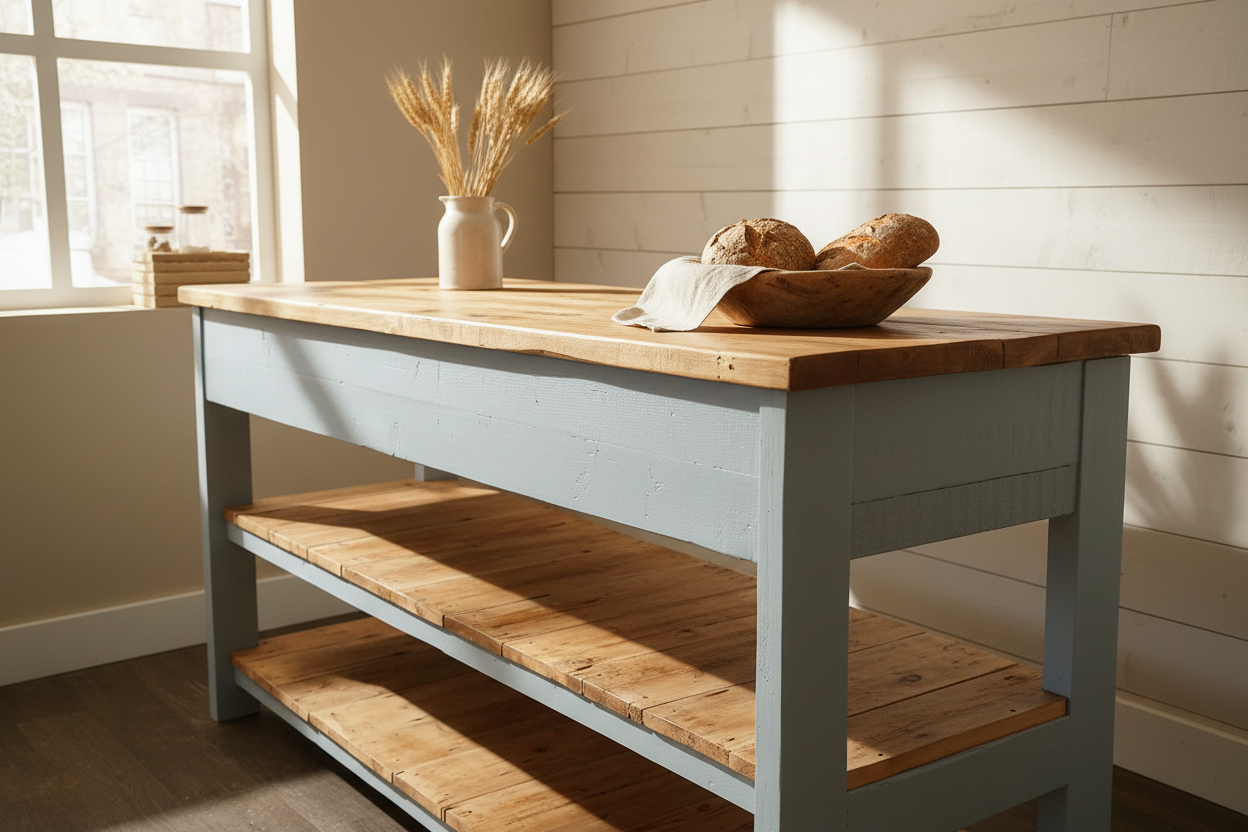 Rustic Kitchen Island