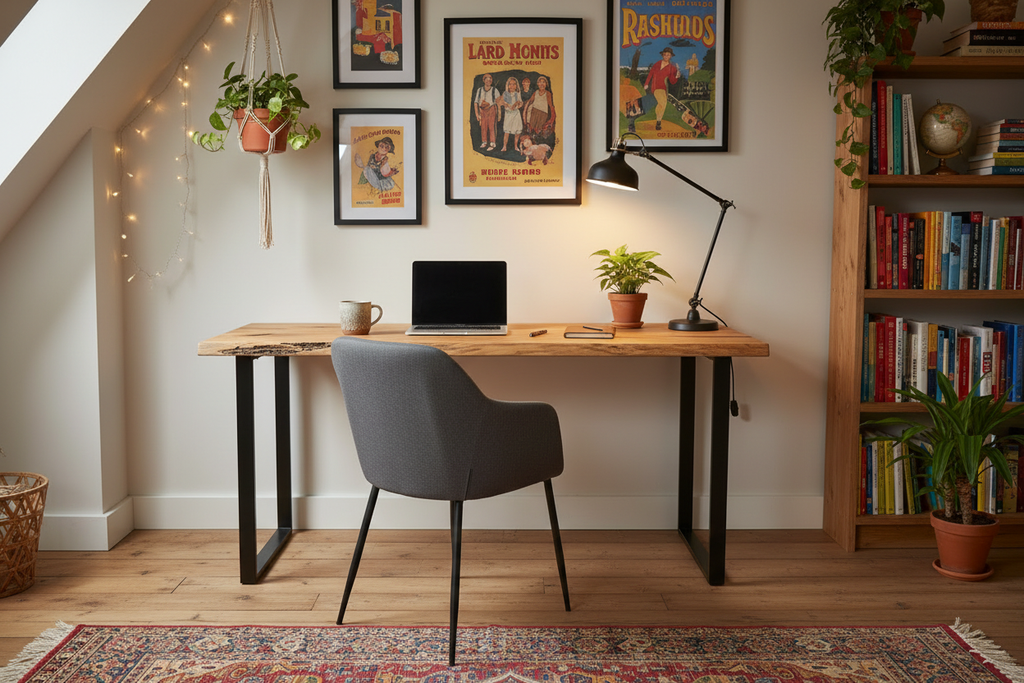 Live Edge Oak Desk – Bespoke Handcrafted