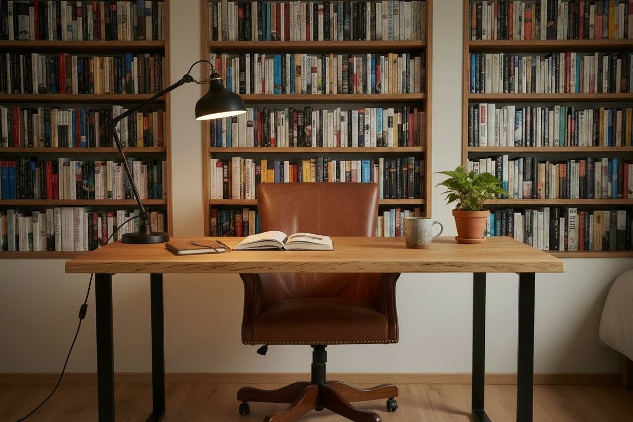 Live Edge Oak Desk – Bespoke Handcrafted