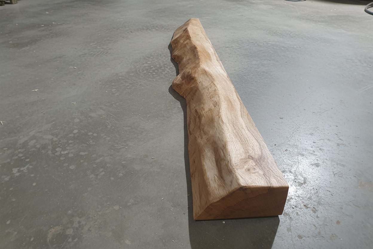 Solid Oak Large Shelf / Fireplace Lintel