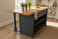 Painted Kitchen Island/Breakfast Bar