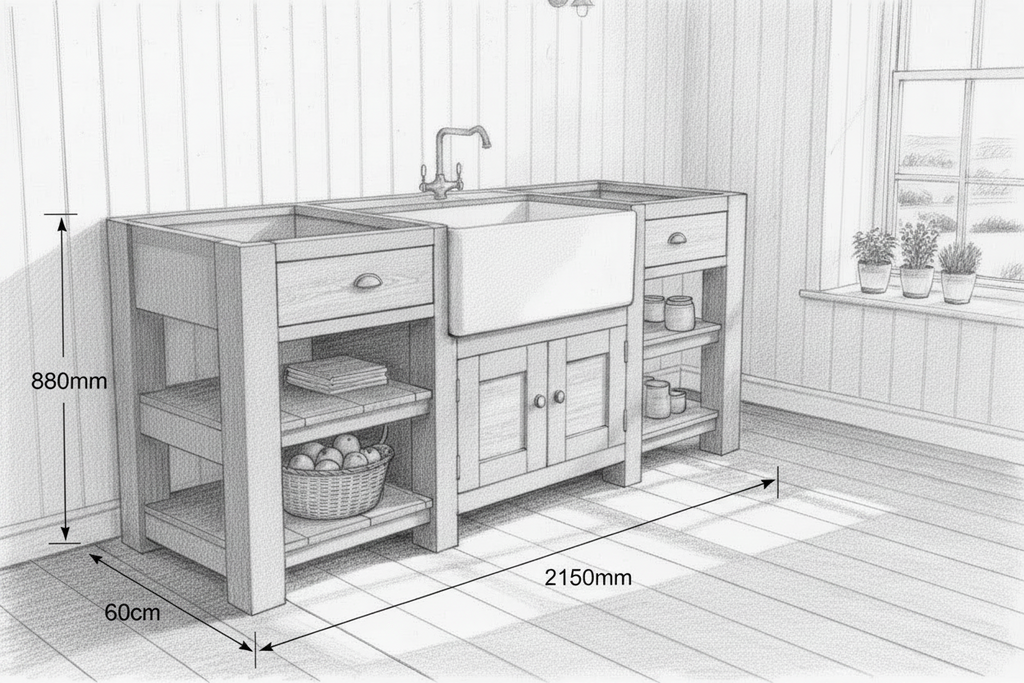 Rustic Kitchen Island
