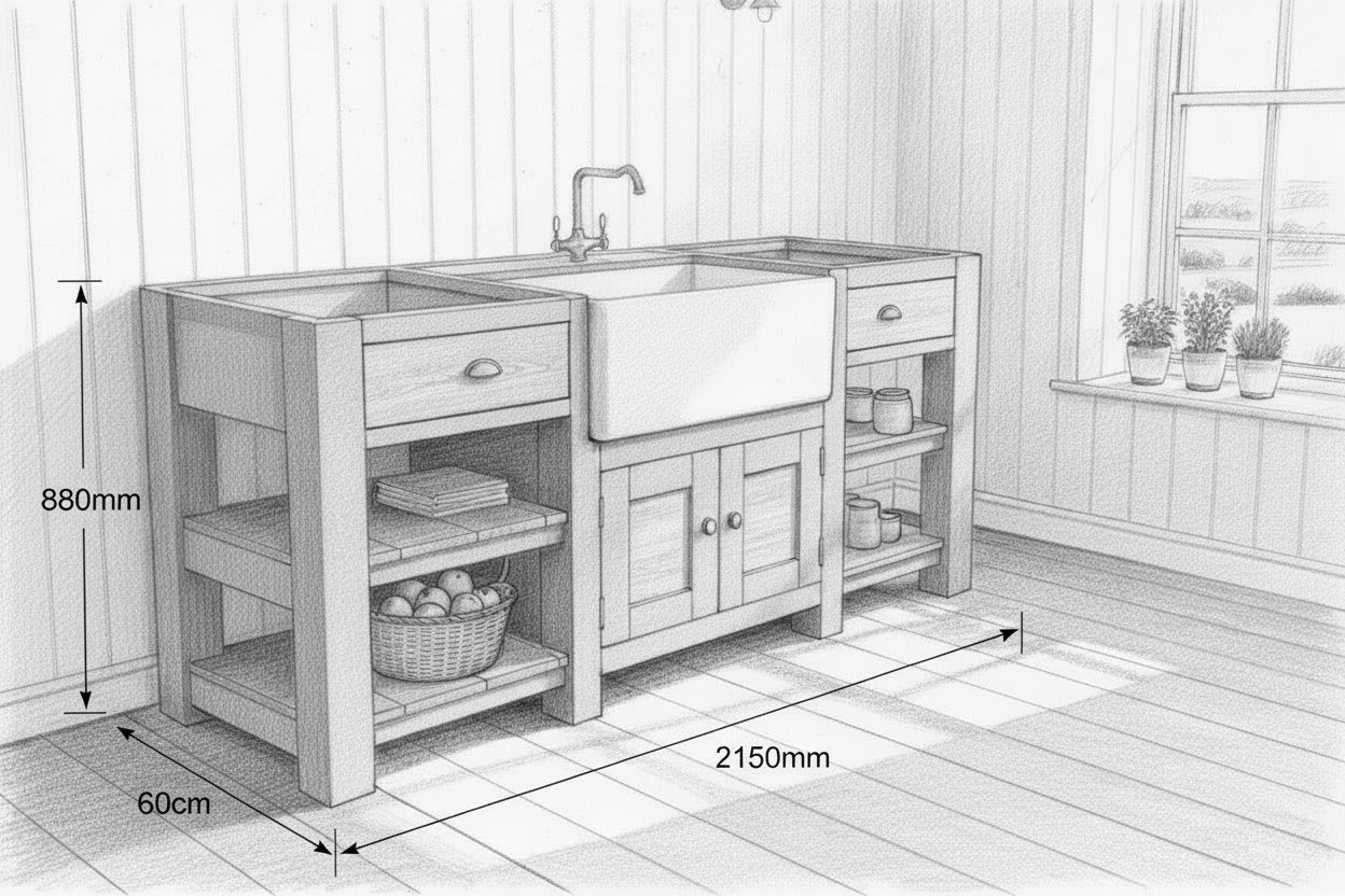 Rustic Kitchen Island